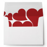 Red Love Hearts Envelope