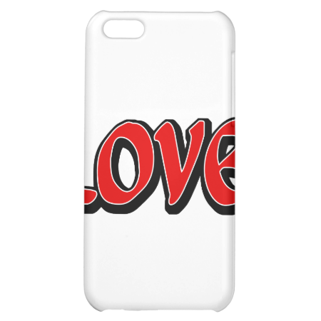 Red Love iPhone 5C Cases