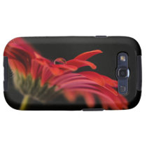 Red Macro Gerbera Flower Galaxy S3 Covers