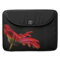 Red Macro Gerbera Flower MacBook Pro Sleeve