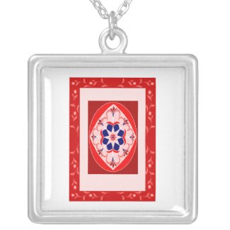 Red Magic Carpet Personalized Necklace
