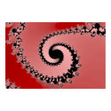 Red Mandelbrot Spiral posters by jceddy Red Mandelbrot Spiral posters