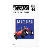 Red Manx Jumping postage by frengi Red Manx Jumping postage