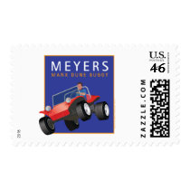 Red Manx Jumping postage by frengi Red Manx Jumping postage