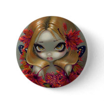 "Red Maple Fairy" Button