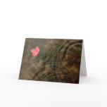 Red Maple Floating Card