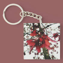 Red Maple Keys Photo Commemorative Fathers Day key chains