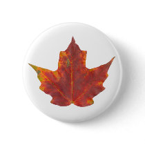 Red Maple Leaf buttons by boldhumor Red Maple Leaf buttons