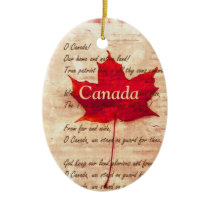 Red maple leaf  -  Canada ornaments