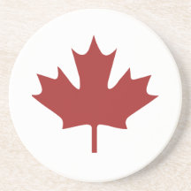 Red Maple Leaf Coaster