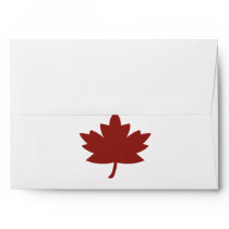 Red Maple Leaf Envelopes