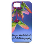 Red Maple Leaf Helicopters Case iPhone 5 Cover