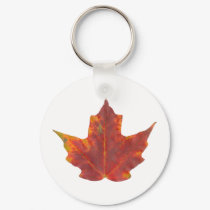 Red Maple Leaf keychains by boldhumor Red Maple Leaf keychains