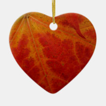 Red Maple Leaf Ornament