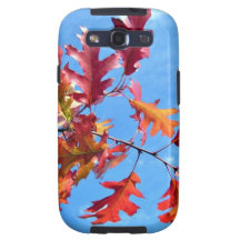 Red maple leaves against blue sky galaxy s3 case