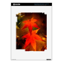 Red Maple Skin For iPad 3