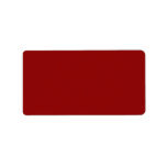 Red maroon personalized address labels