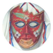 Red Mask Stickers
