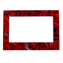 Red Maze Magnetic Frame