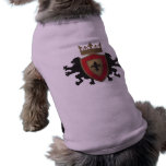 Red Medieval Lion Heraldry Dog Shirt