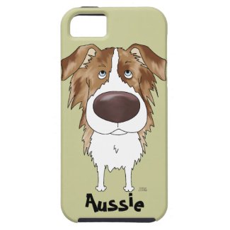 Red Merle Australian Shepherd - Big Nose iPhone 5/5S Cases
