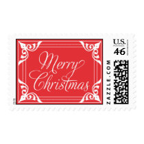 Red Merry Christmas by Delphine stamps