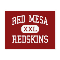 Red Mesa - Redskins - High - Teec Nos Pos Arizona postcards by customteamsportswear Red Mesa - Redskins - High - Teec Nos Pos Arizona postcards