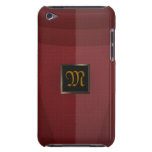 Red Metal Barely There iPod Case