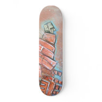 "Red Metal Rush" Skate Deck skateboards