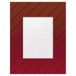 Red Metallic Frame Custom Letterhead