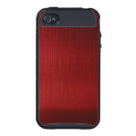 Red Metalline Sheen iPhone 4/4S Case