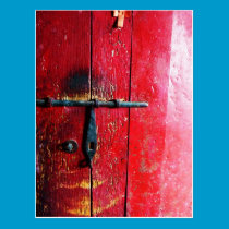 Red Mexican Door postcards