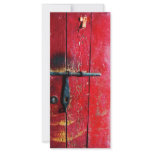 Red Mexican Door Customized Rack Card