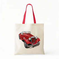 Red MG TD Canvas Bags