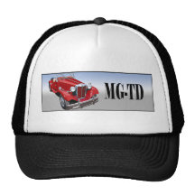 Red MG TD Trucker Hats