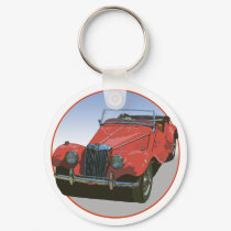 Red MG TF keychains by RichardBrowne Red MG TF keychains