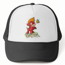 Red Moehog and Buzz hats