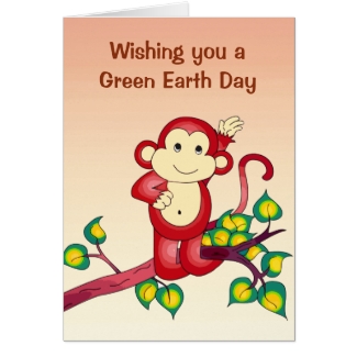Red Monkey Animal Earth Day