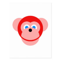 red monkey postcards