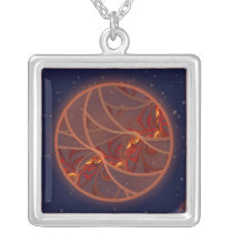 Red Moon Necklace