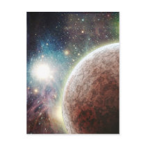 Red Moon Post Card