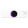 Red Moon Purple Moon Green Moon White Laughing Man Bumper Sticker