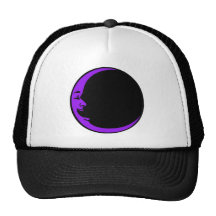 Red Moon Purple Moon Green Moon White Laughing Man Hat