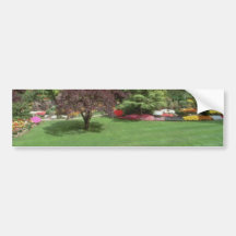 Red More gardens flowers Bumper Sticker