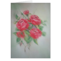 Red Morning Roses cards