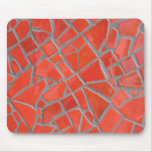 Red mosaic mousepad