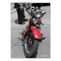 Red Motorcycle Cards