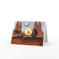 Red Mountain Greeting Card