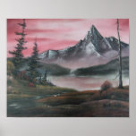 Red Mountain Lake Print/Poster