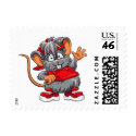 Red Mouse postage by Fany001 Red Mouse postage